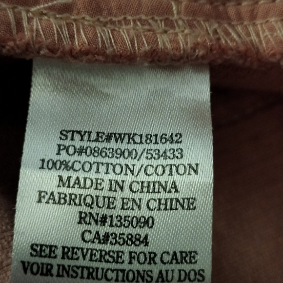 White Crow Mauve Corduroy Mini Skirt. Size 27 about a Size 4/6 - Picture 4 of 5